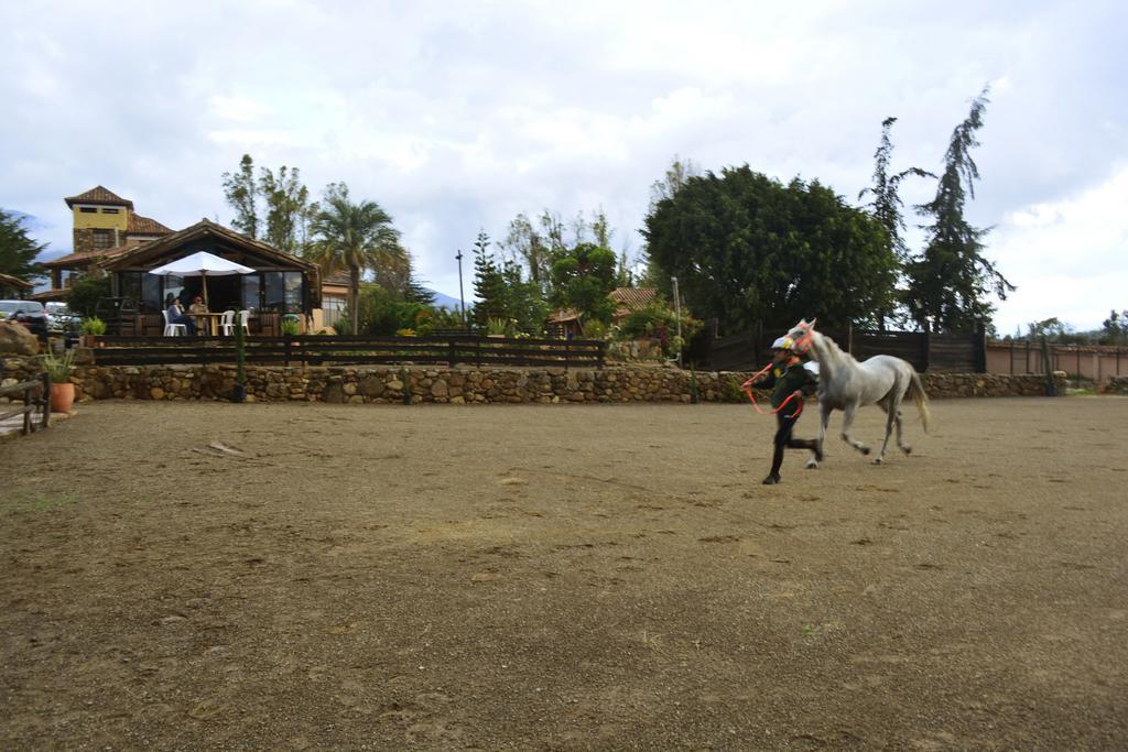 Hacienda Flamingo Pensionat Villa de Leyva Exteriör bild